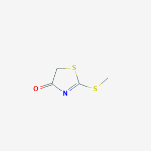 2-(Methylsulfanyl)-4,5-dihydro-1,3-thiazol-4-one