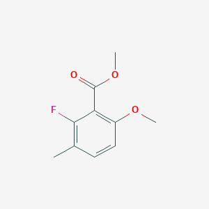 molecular formula C10H11FO3 B3040513 2-氟-6-甲氧基-3-甲基苯甲酸甲酯 CAS No. 2114517-77-8