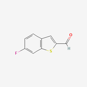 molecular formula C9H5FOS B3040519 6-Fluoro-benzo[b]thiophene-2-carbaldehyde CAS No. 212078-71-2