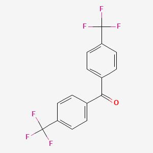 molecular formula C15H8F6O B3040521 Bis[4-(trifluoromethyl)phenyl]methanone CAS No. 21221-91-0