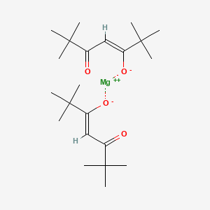 molecular formula C22H38MgO4 B3040527 2,2,6,6-四甲基-3,5-庚二酮合镁，无水 CAS No. 21361-35-3