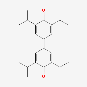 molecular formula C24H32O2 B3040572 3,3',5,5'-Tetraisopropyldiphenoquinone CAS No. 2178-51-0