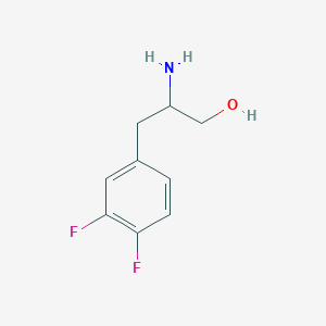 molecular formula C9H11F2NO B3040582 b-Amino-3,4-difluorobenzenepropanol CAS No. 218450-18-1