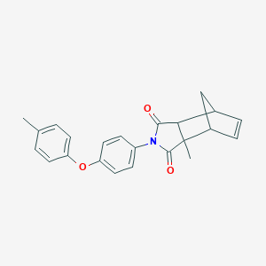 molecular formula C23H21NO3 B304062 3a-methyl-2-[4-(4-methylphenoxy)phenyl]-3a,4,7,7a-tetrahydro-1H-4,7-methanoisoindole-1,3-dione 
