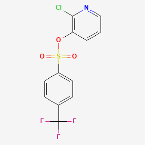 2-Chloro-3-pyridyl 4-(trifluoromethyl)benzene-1-sulphonate