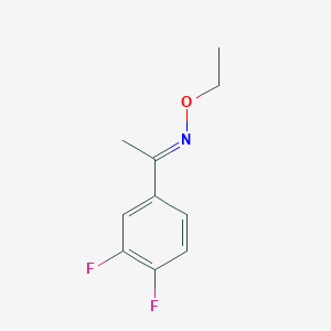 molecular formula C10H11F2NO B3040621 1-(3,4-difluorophenyl)ethan-1-one O1-ethyloxime CAS No. 219930-98-0
