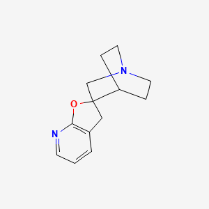 Spiro[1-azabicyclo[2.2.2]octane-3,2'(3'H)-furo[2,3-b]pyridine]