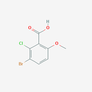 molecular formula C8H6BrClO3 B3040629 5-Bromo-6-chloro-2-methoxybenzoic acid CAS No. 220901-05-3