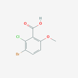 3-Bromo-2-chloro-6-methoxybenzoic acid