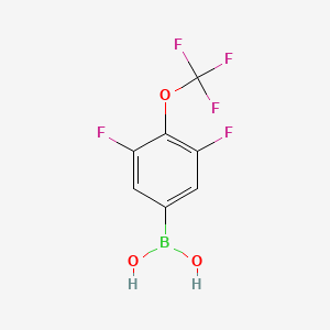 molecular formula C7H4BF5O3 B3040630 3,5-二氟-4-(三氟甲氧基)苯硼酸 CAS No. 220943-57-7