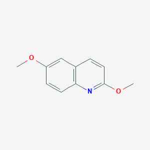 molecular formula C11H11NO2 B3040634 Quinoline, 2,6-dimethoxy- CAS No. 222317-31-9