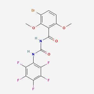 N-(3-bromo-2,6-dimethoxybenzoyl)-N'-(2,3,4,5,6-pentafluorophenyl)urea