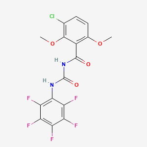 N-(3-chloro-2,6-dimethoxybenzoyl)-N'-(2,3,4,5,6-pentafluorophenyl)urea
