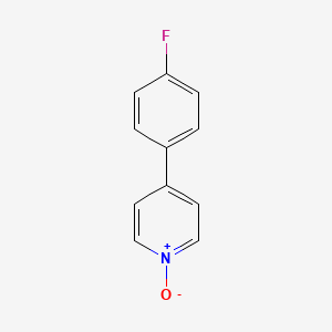 molecular formula C11H8FNO B3040640 4-(4-氟苯基)-吡啶 1-氧化物 CAS No. 222551-25-9