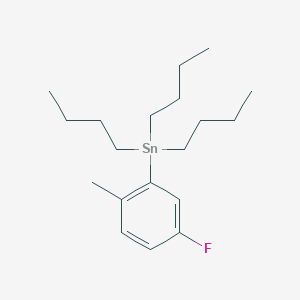 5-Fluoro-2-methyl-(tributylstannyl)benzene