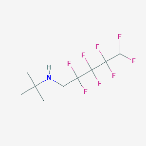 molecular formula C9H13F8N B3040645 N1-(tert-butyl)-2,2,3,3,4,4,5,5-octafluoropentan-1-amine CAS No. 223532-58-9