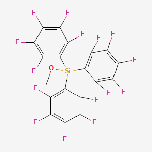 molecular formula C19H3F15OSi B3040650 Methoxy-tris(pentafluorophenyl)silane CAS No. 223668-78-8