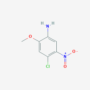 molecular formula C7H7ClN2O3 B3040661 4-氯-2-甲氧基-5-硝基苯胺 CAS No. 22459-72-9