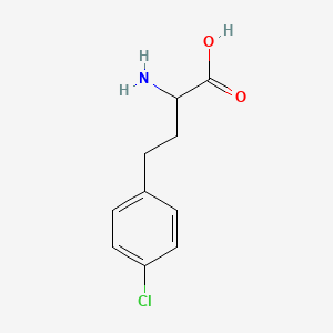 molecular formula C10H12ClNO2 B3040664 2-氨基-4-(4-氯苯基)丁酸 CAS No. 225233-78-3