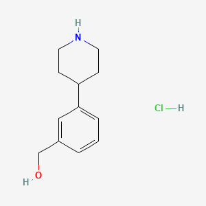 (3-(Piperidin-4-yl)phenyl)methanol hydrochloride