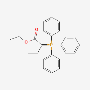 molecular formula C24H25O2P B3040666 2-(三苯基膦亚烷基)丁酸乙酯 CAS No. 22592-13-8