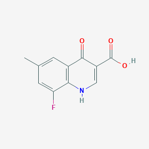 8-Fluoro-4-hydroxy-6-methylquinoline-3-carboxylic acid