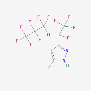 5-Methyl-3-[perfluoro(1-propoxyethyl)]pyrazole