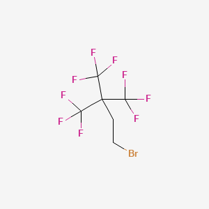 molecular formula C6H4BrF9 B3040696 4-Bromo-1,1,1-trifluoro-2,2-bis(trifluoromethyl)butane CAS No. 231285-93-1
