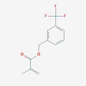 molecular formula C12H11F3O2 B3040707 [3-(Trifluoromethyl)phenyl]methyl 2-methylprop-2-enoate CAS No. 231630-83-4