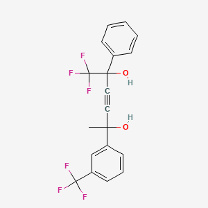 2-[3-(Trifluoromethyl)phenyl]-5-phenyl-6,6,6-trifluorohex-3-yne-2,5-diol