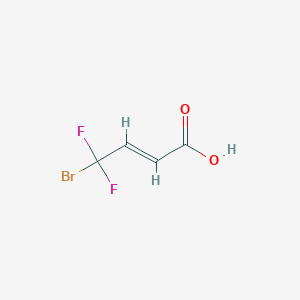 4-Bromo-4,4-difluorobut-2-enoic acid