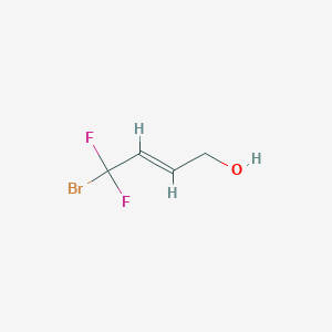 molecular formula C4H5BrF2O B3040741 4-Bromo-4,4-difluorobut-2-en-1-ol CAS No. 234096-27-6