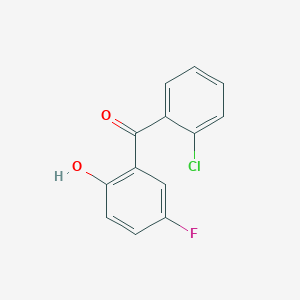 molecular formula C13H8ClFO2 B3040743 2'-Chloro-5-fluoro-2-hydroxybenzophenone CAS No. 2341-94-8