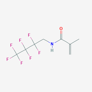 molecular formula C8H8F7NO B3040745 N-(1H,1H-Heptafluorobutyl)methacrylamide CAS No. 234450-31-8