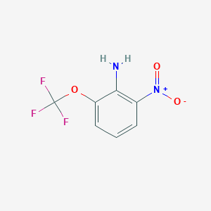 molecular formula C7H5F3N2O3 B3040747 2-Nitro-6-(trifluoromethoxy)aniline CAS No. 235101-48-1