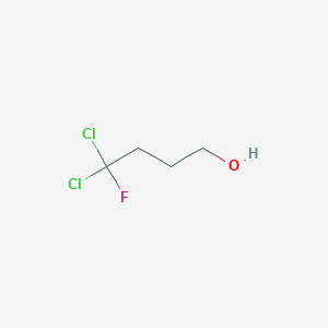 molecular formula C4H7Cl2FO B3040756 4,4-Dichloro-4-fluorobutan-1-ol CAS No. 236736-27-9