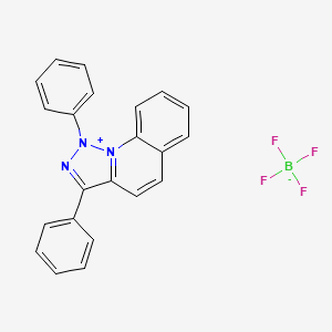 1,3-diphenyl-1H-[1,2,3]triazolo[1,5-a]quinolin-10-ium tetrafluoroborate