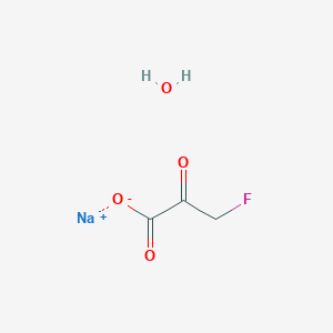 molecular formula C3H4FNaO4 B3040765 3-Fluoropyruvic acid sodium salt monohydrate CAS No. 238754-68-2