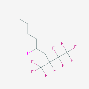 molecular formula C10H12F9I B3040775 5-Iodo-1,1,1,2,2,3-hexafluoro-3-(trifluoromethyl)nonane CAS No. 239464-01-8