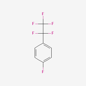 molecular formula C8H4F6 B3040777 1-Fluoro-4-(pentafluoroethyl)benzene CAS No. 2396-11-4