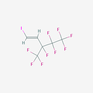 3,4,4,5,5,5-Hexafluoro-3-trifluoromethyl-1-iodo-1-pentene