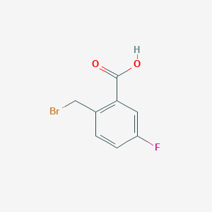 B3040780 2-(Bromomethyl)-5-fluorobenzoic acid CAS No. 23990-40-1