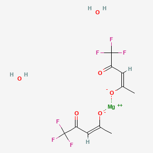 molecular formula C10H12F6MgO6 B3040785 Magnesium1,1,1-trifluoro-2,4-pentanedionate CAS No. 240131-46-8