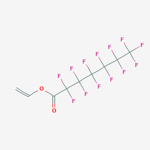 molecular formula C9H3F13O2 B3040787 Ethenyl 2,2,3,3,4,4,5,5,6,6,7,7,7-tridecafluoroheptanoate CAS No. 240408-96-2