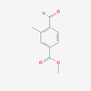 molecular formula C10H10O3 B3040791 Methyl 4-formyl-3-methylbenzoate CAS No. 24078-24-8