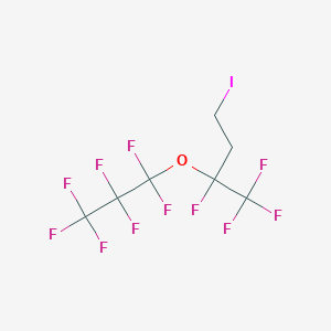 1,1,1,2-Tetrafluoro-2-(heptafluoropropoxy)-4-iodobutane