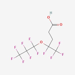 molecular formula C8H5F11O3 B3040810 4,5,5,5-四氟-4-(七氟丙氧基)戊酸 CAS No. 243128-40-7