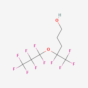 molecular formula C8H7F11O2 B3040811 4,5,5,5-Tetrafluoro-4-(heptafluoropropoxy)pentan-1-ol CAS No. 243128-41-8