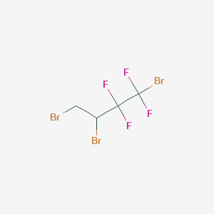 molecular formula C4H3Br3F4 B3040813 1,3,4-Tribromo-1,1,2,2-tetrafluorobutane CAS No. 243128-48-5