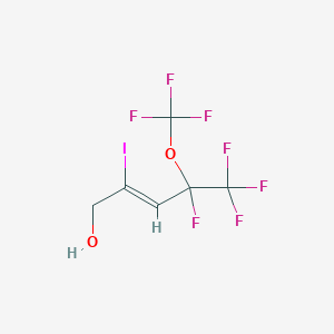 (Z)-4,5,5,5-tetrafluoro-2-iodo-4-(trifluoromethoxy)pent-2-en-1-ol